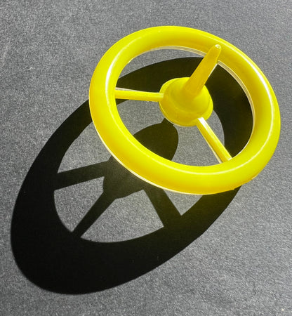 Futuristic Vintage 1950s Spinning Top Flying Saucer - Very Compelling...