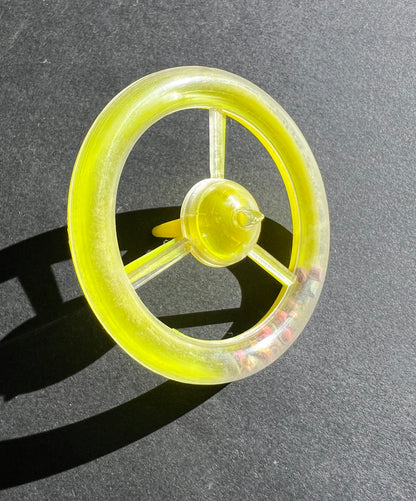 Futuristic Vintage 1950s Spinning Top Flying Saucer - Very Compelling...