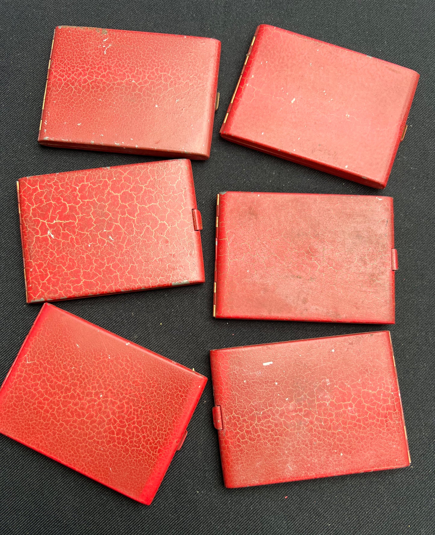 Made in Japn Vintage Metal Cigarette Cases, Money or Card Holders