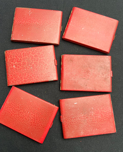 Made in Japn Vintage Metal Cigarette Cases, Money or Card Holders