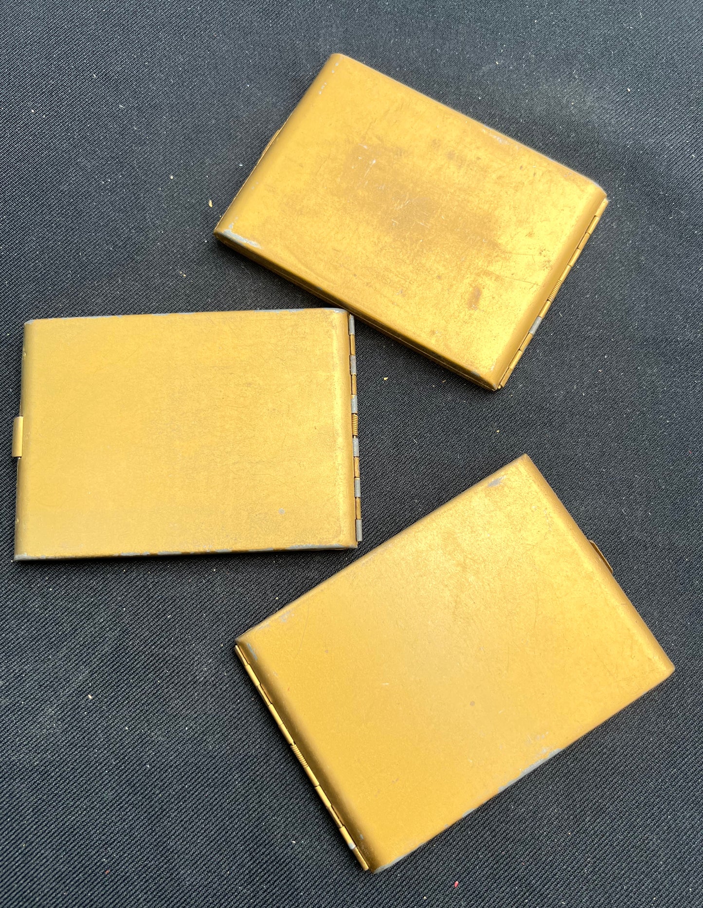 Made in Japn Vintage Metal Cigarette Cases, Money or Card Holders