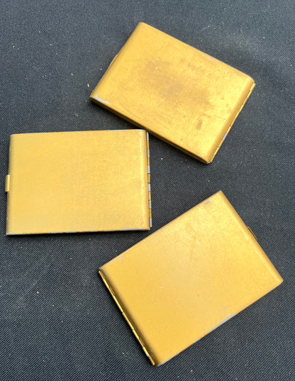 Made in Japn Vintage Metal Cigarette Cases, Money or Card Holders
