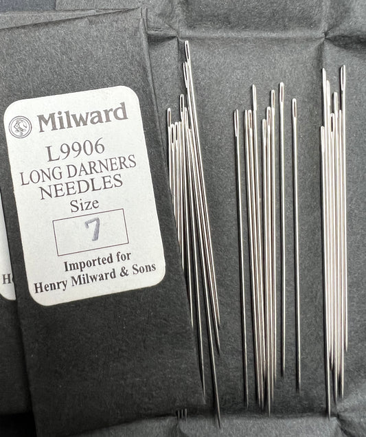 Vintage packet of 24  Unused 5.7cm (7) or 5.3cm (9)  Long Darners