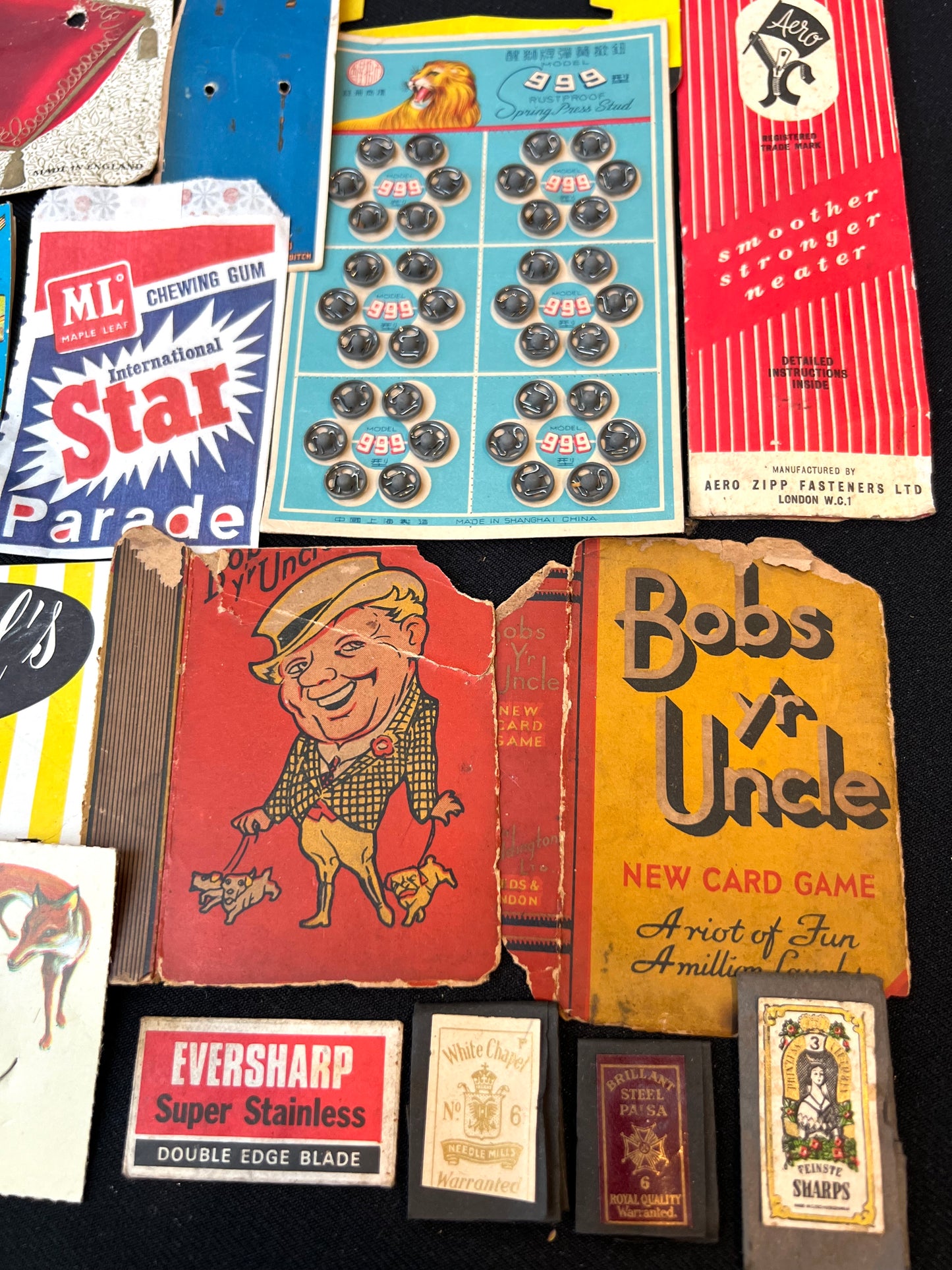 Job Lot of 25 pieces of Vintage Packaging