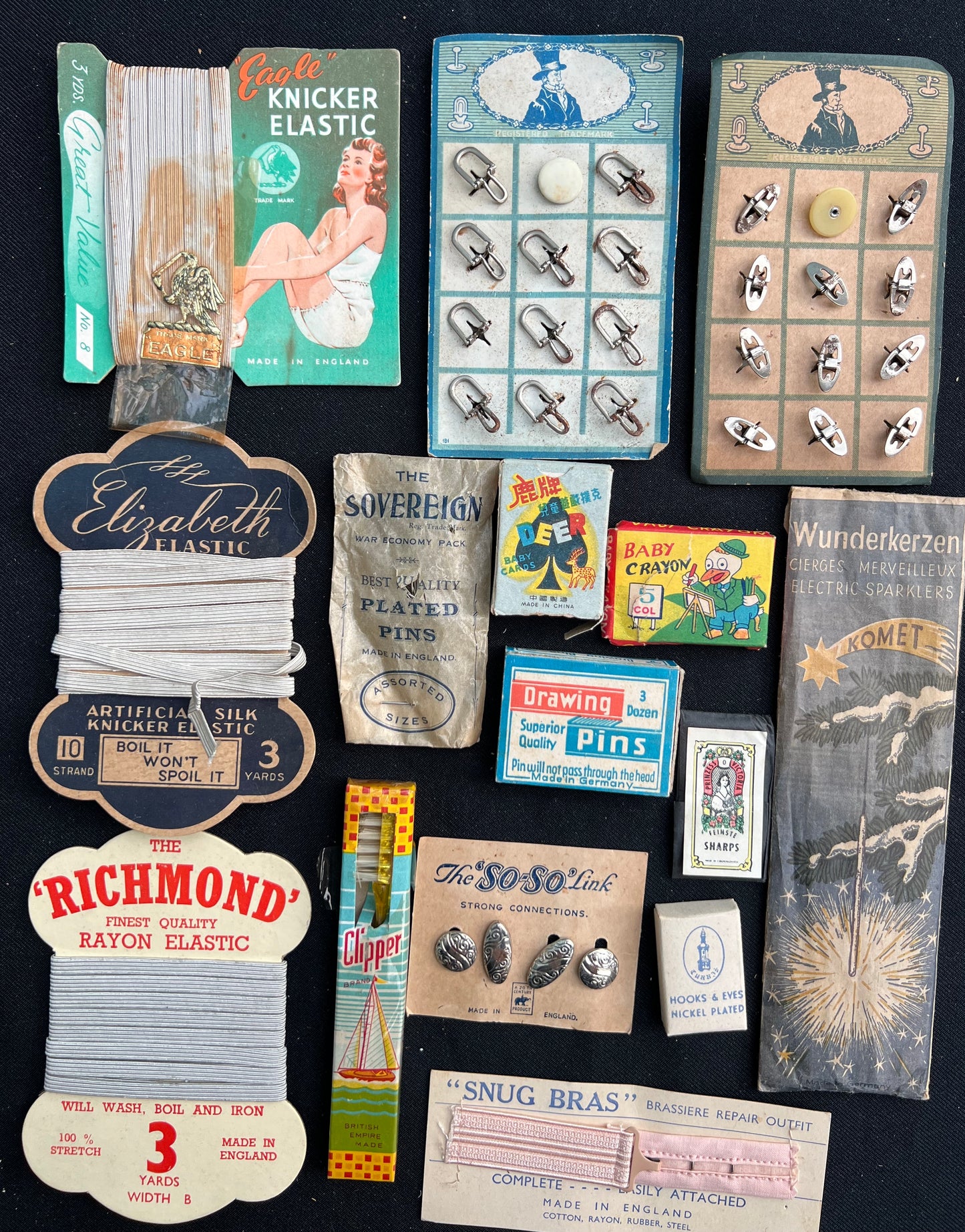 Job Lot of Vintage 1930s - 50s Packaging
