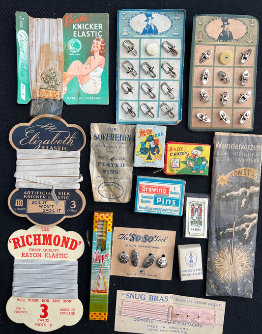 Job Lot of Vintage 1930s - 50s Packaging