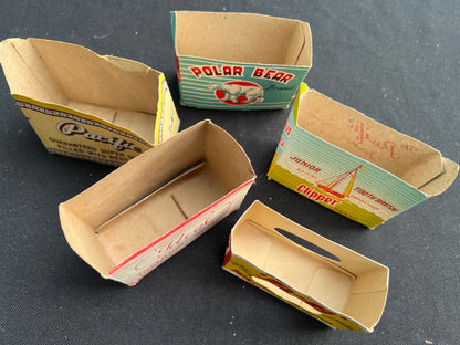 5 Vintage Toothbrush Display Boxes
