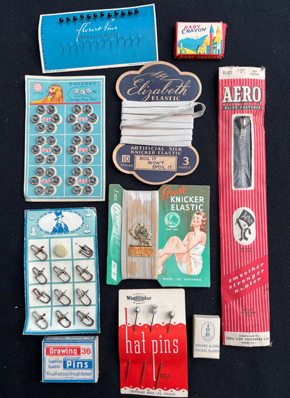 Job Lot of 10 Pieces of vintage Packaging