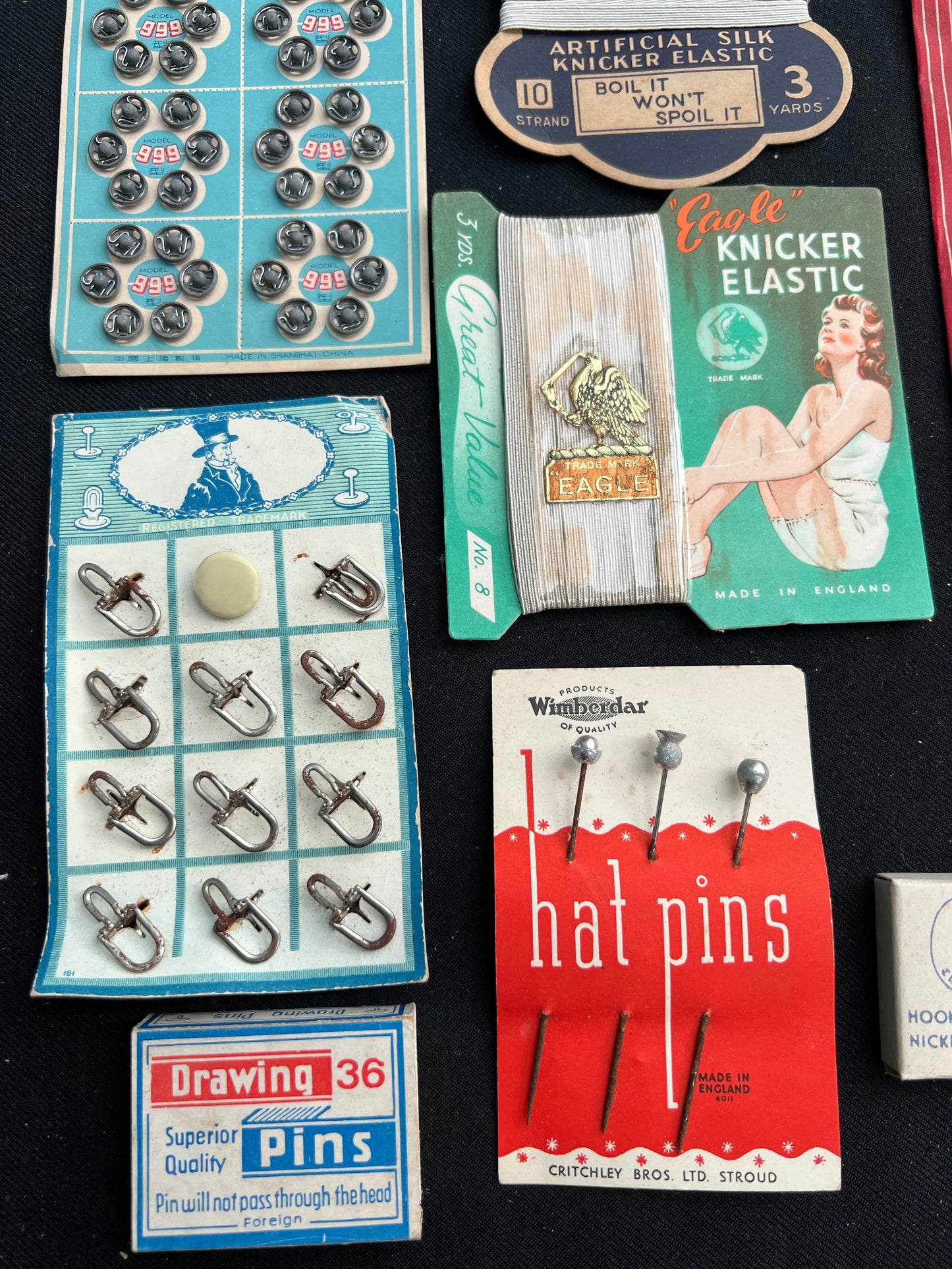 Job Lot of 10 Pieces of vintage Packaging