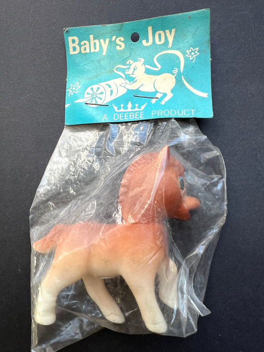 Baby's Joy Little Prancing Squeaky Pony