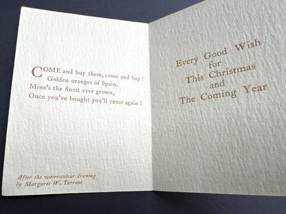 Tiny 3.5" Unused Margaret Tarrant Christmas Card