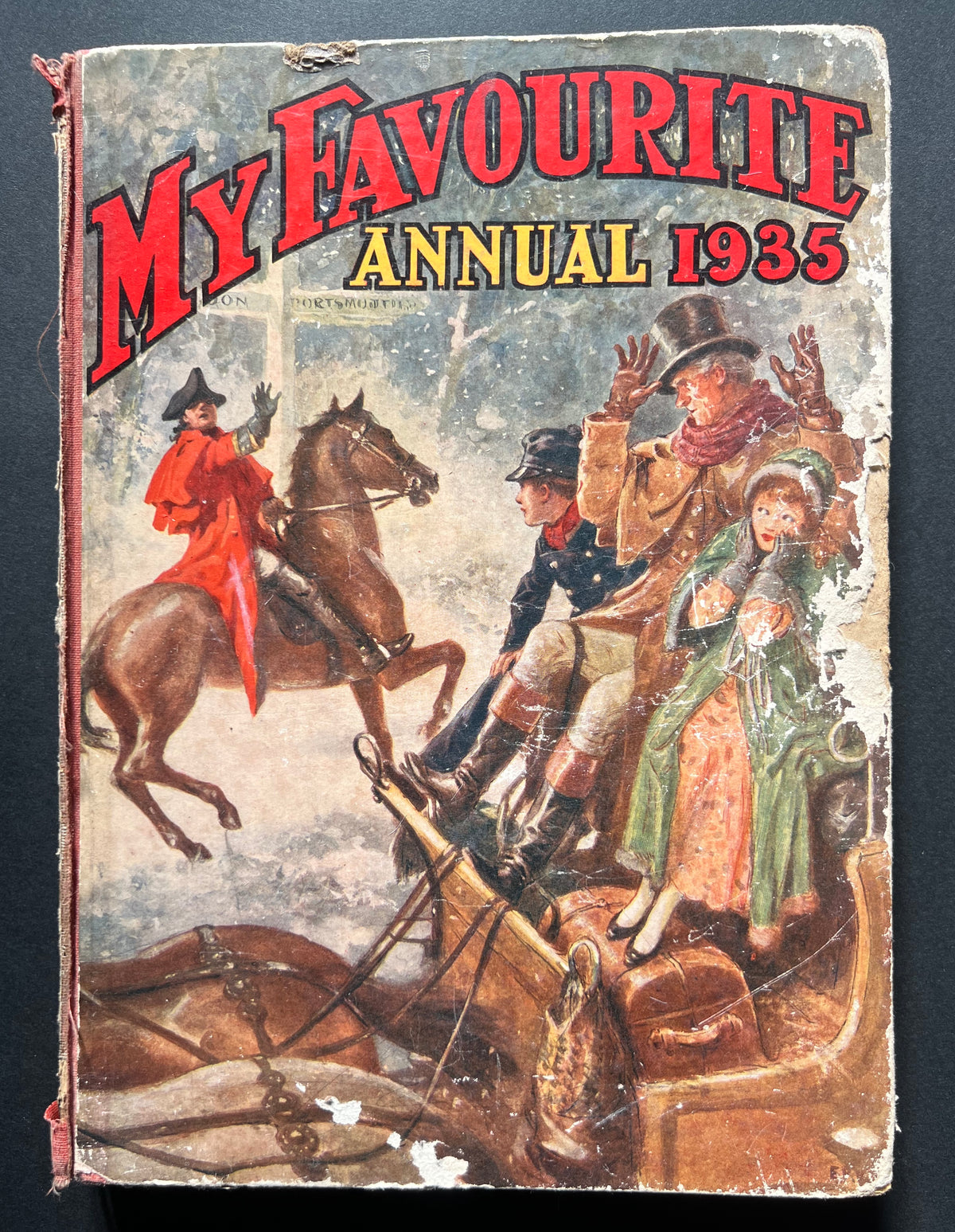 1935 Christmas Annual - Pages Missing - Perfect for Creative Projects