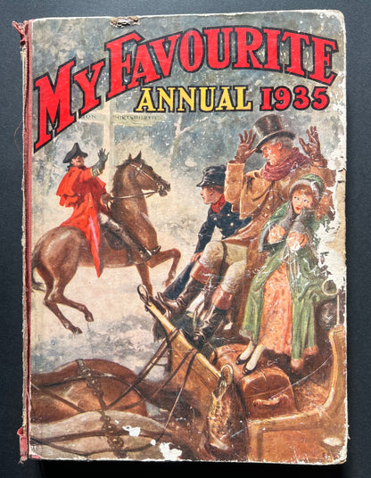 1935 Christmas Annual - Pages Missing - Perfect for Creative Projects