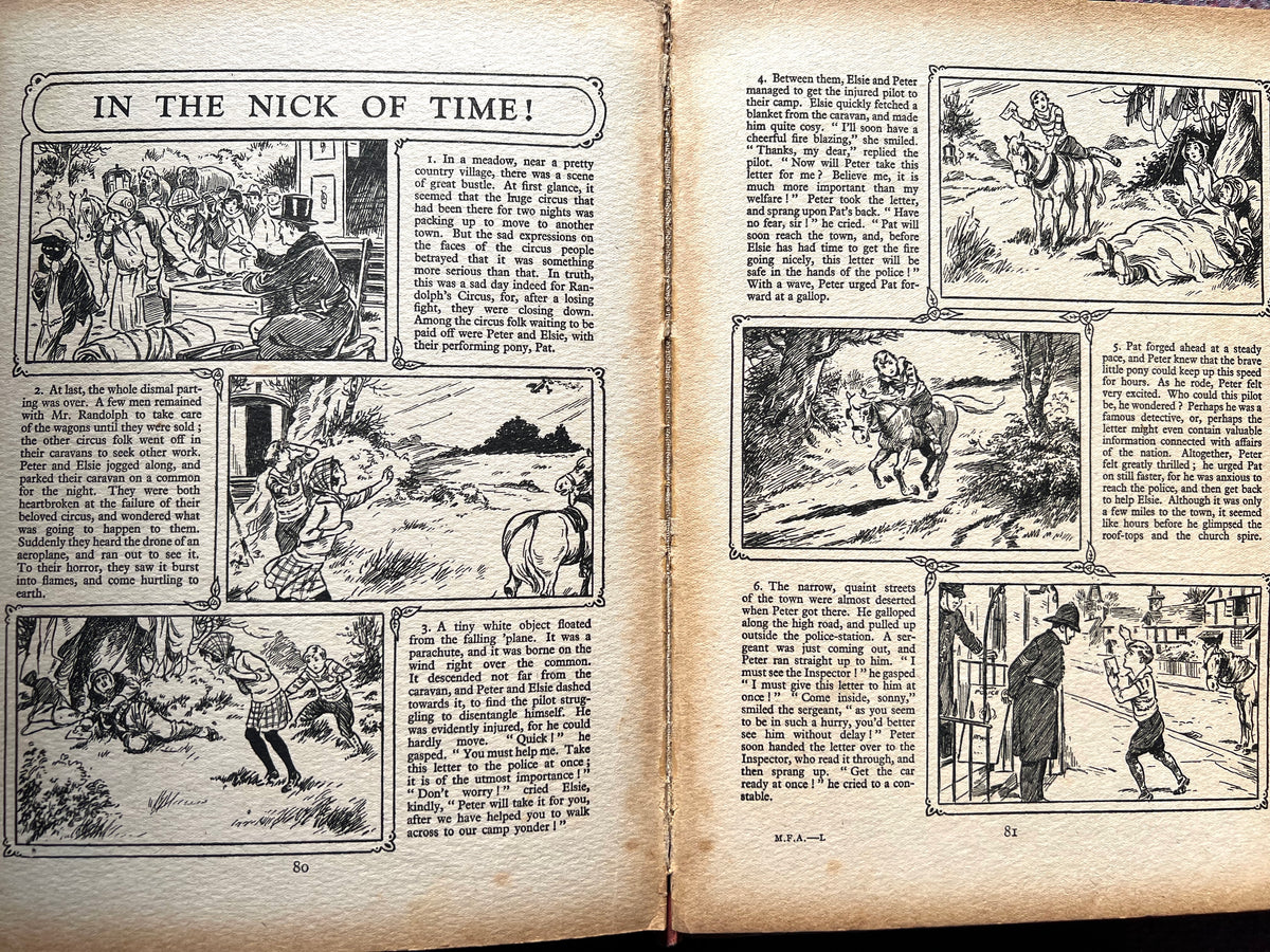 1935 Christmas Annual - Pages Missing - Perfect for Creative Projects
