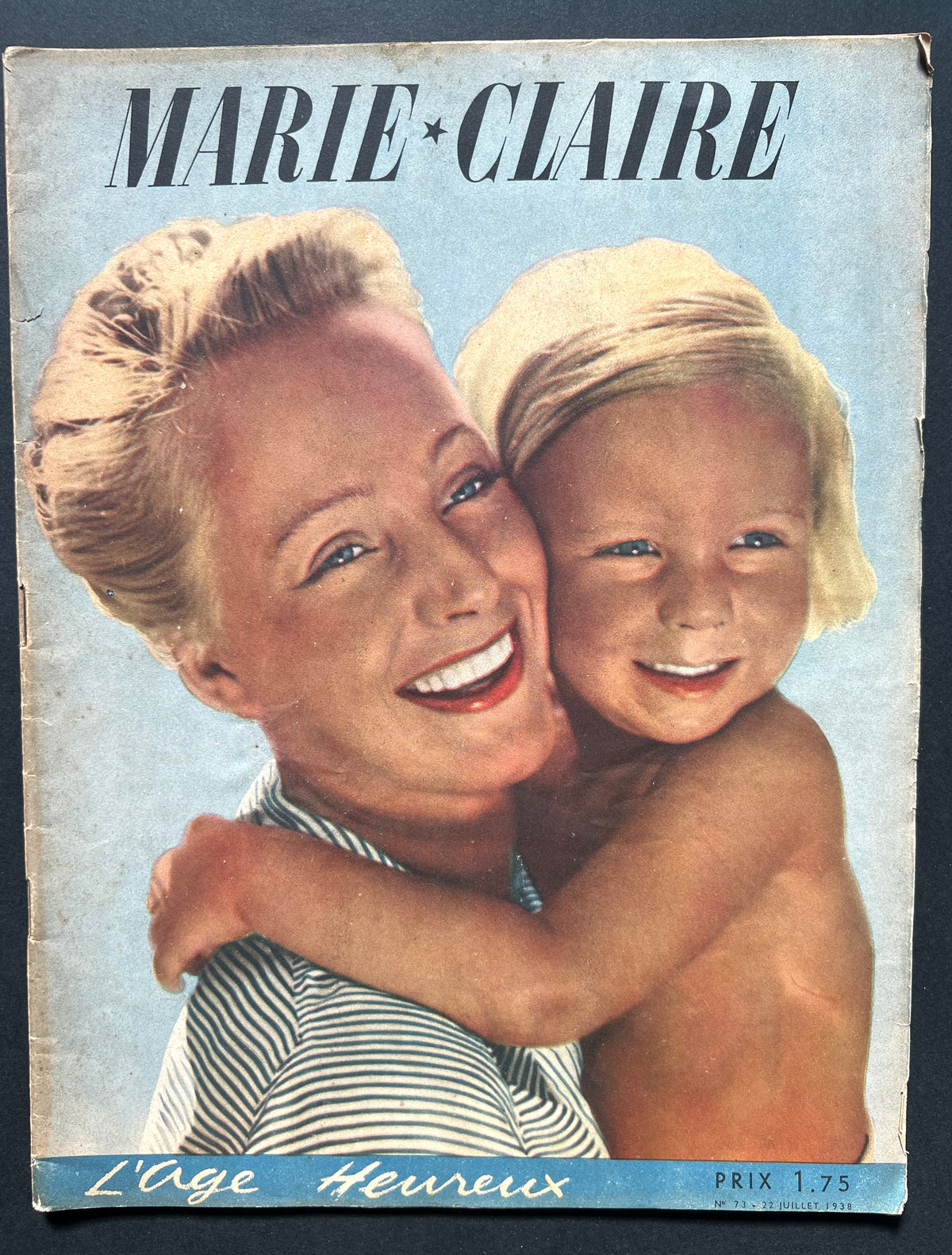 Babies & Barbara Hutton in the 22nd July 1938 French MARIE CLAIRE