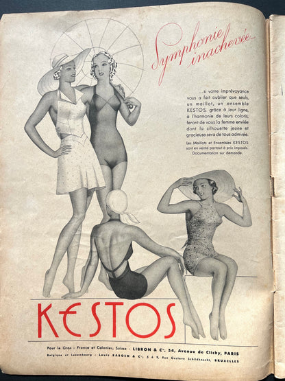 Babies & Barbara Hutton in the 22nd July 1938 French MARIE CLAIRE