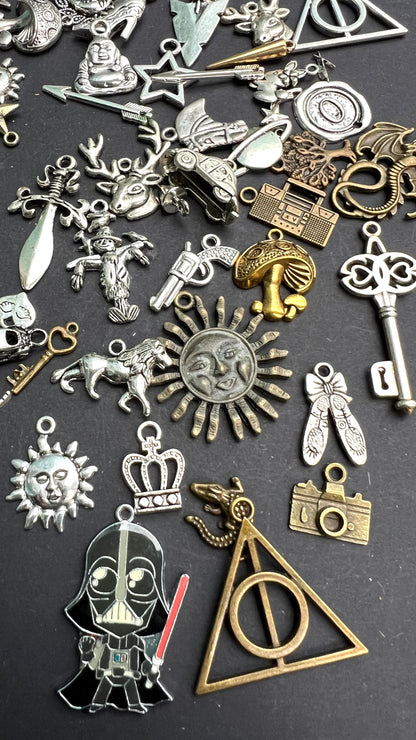 100 Metal Charms/Pendants