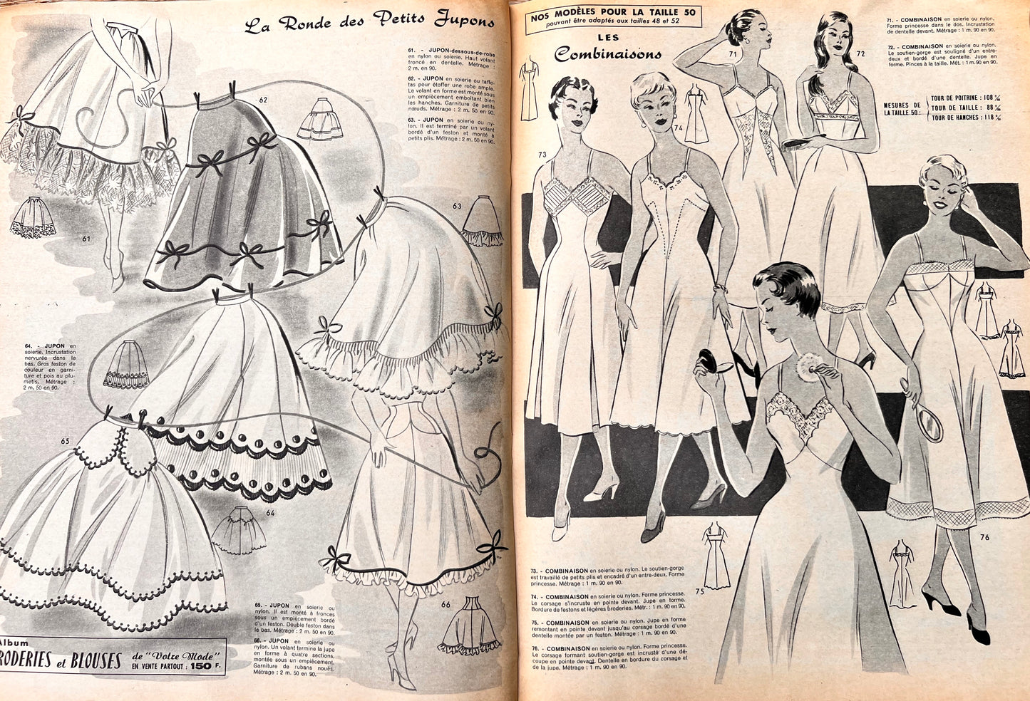 15th November 1956 French Magazine Votre Mode incl. Childs Coat Patterns