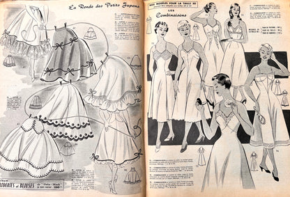 15th November 1956 French Magazine Votre Mode incl. Childs Coat Patterns