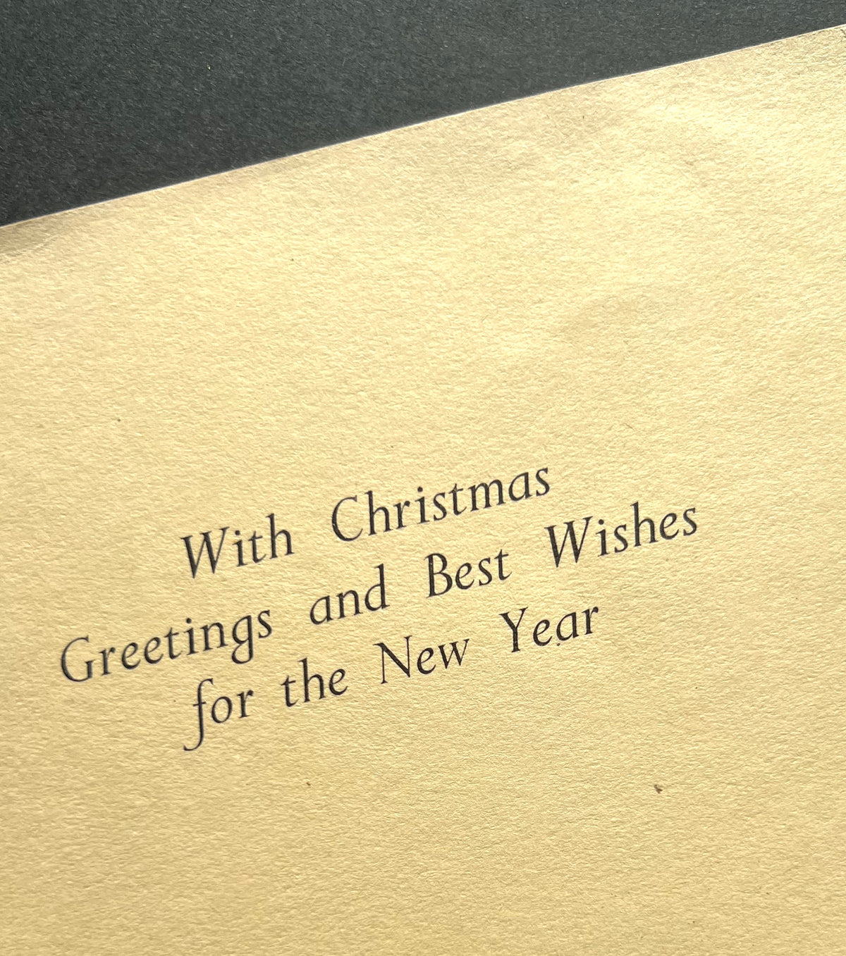 Charming 1940s Unused Christmas Card