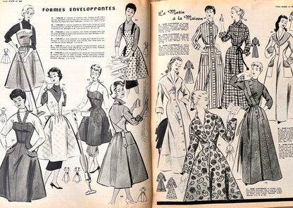 8th November 1956 French Magazine Votre Mode incl. Dress Pattern