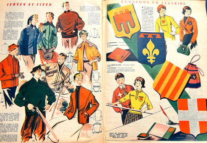 17th November 1955 French Women's Magazine Votre Mode incl. Needlework Pattern