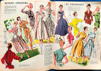 7th June 1956 French Women's Magazine Votre Mode Holiday Special