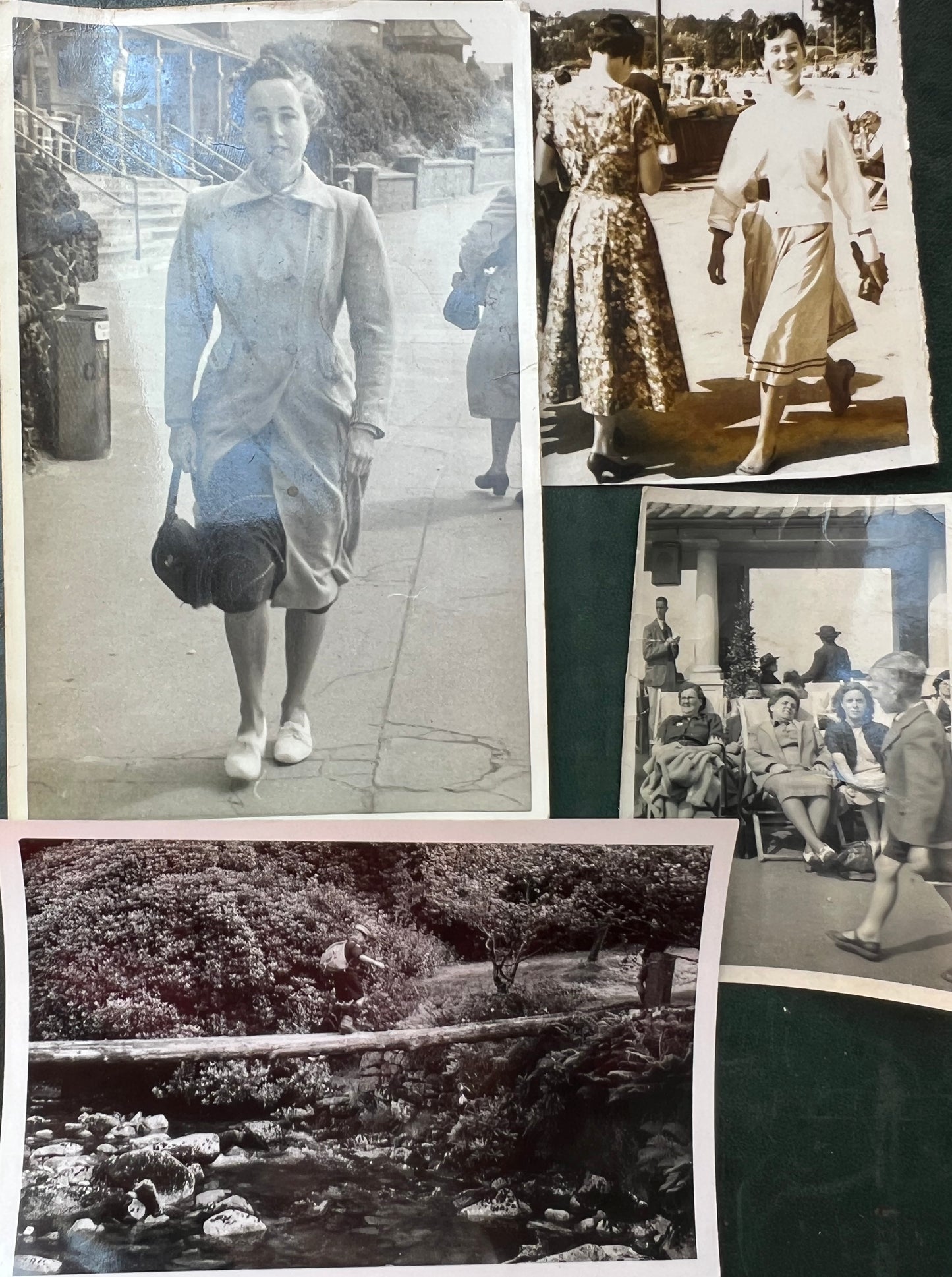 13 x Old Photos 1920s - 50s of People Walking Along.... (F4)