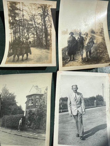 13 x Old Photos 1920s - 50s of People Walking Along.... (F4)