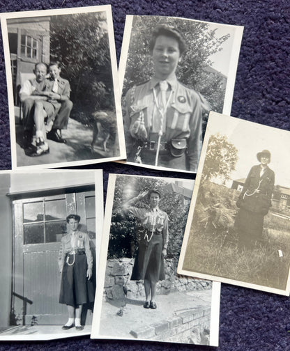 5 Old Photos of Girl Guides  (F9)