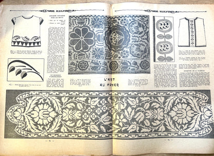 3rd Feb 1929 French Fashion Paper La Mode Illustree