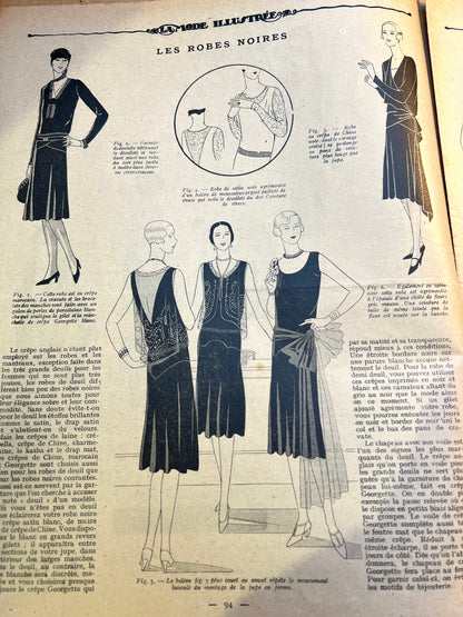 10th Feb 1929 French Fashion Paper La Mode Illustree