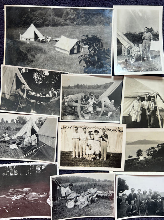 15 Old Photos of Camping Trips 1930s - 50s (F14)
