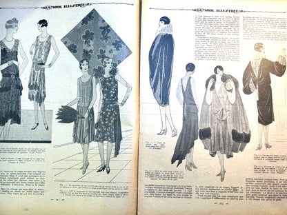 3rd Feb 1929 French Fashion Paper La Mode Illustree incl. Wedding Dresses