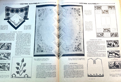 3rd Feb 1929 French Fashion Paper La Mode Illustree incl. Wedding Dresses