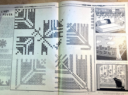Outdoor Activities on Cover of 9th Feb 1930 French Women's Paper La Mode Illustree