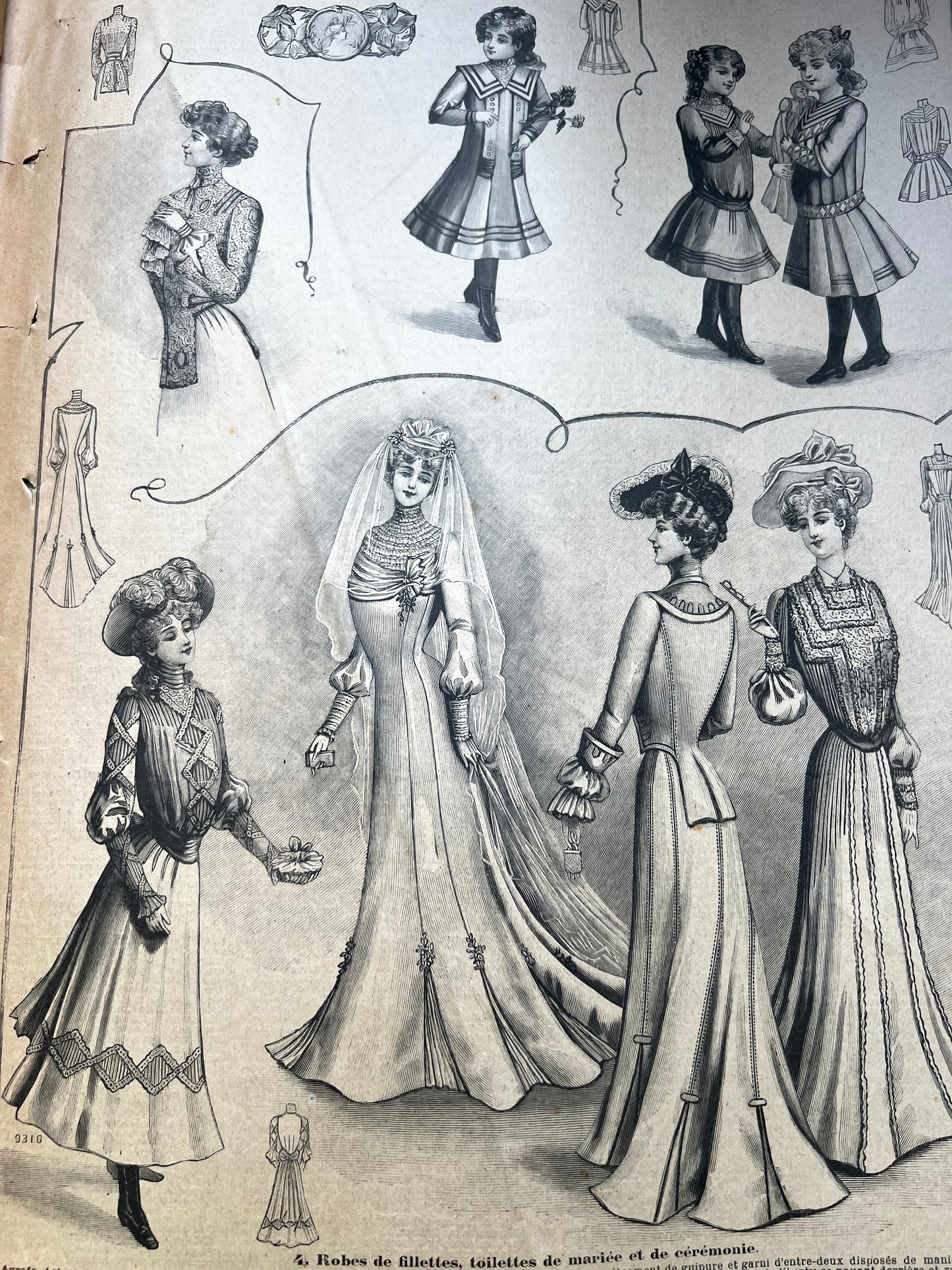 Serenity + Weddings in the February 23rd 1902  French Le Petit Echo de la Mode