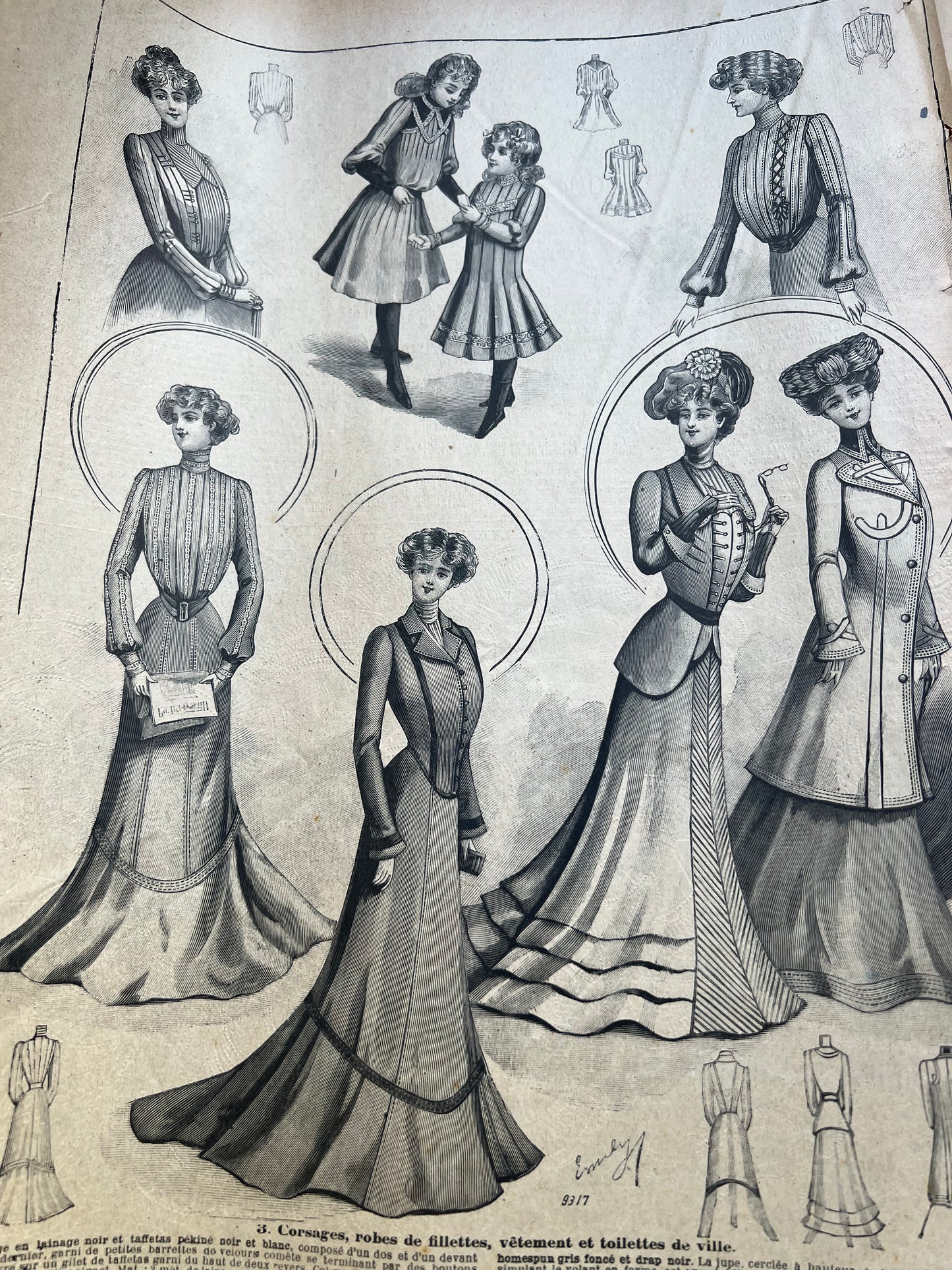 Serenity + Weddings in the February 23rd 1902  French Le Petit Echo de la Mode