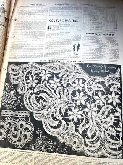 Serenity + Weddings in the February 23rd 1902  French Le Petit Echo de la Mode