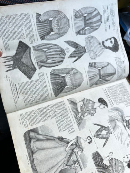 Fascinating Fashion Details from 159 years ago in 3rd February 1867 French La Mode Illustree