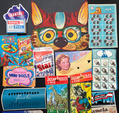 Job Lot of Vintage Packaging Etc- Scrapbooking Etc