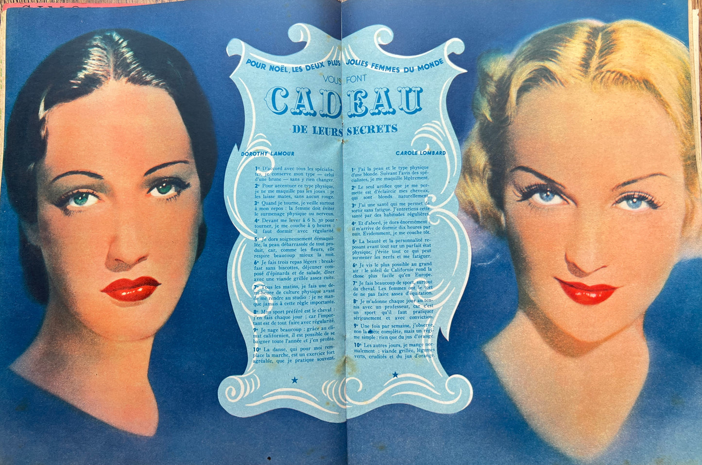 December 1937 MARIE CLAIRE with Delightful Christmas Illustrations