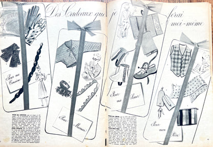 December 1938 MARIE CLAIRE with Christmas Present and Decorating Ideas etc