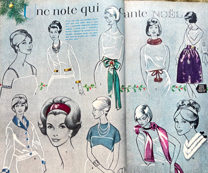 21st December 1961 French Women's Magazine Femmes d'Aujourd'hui with Pattern