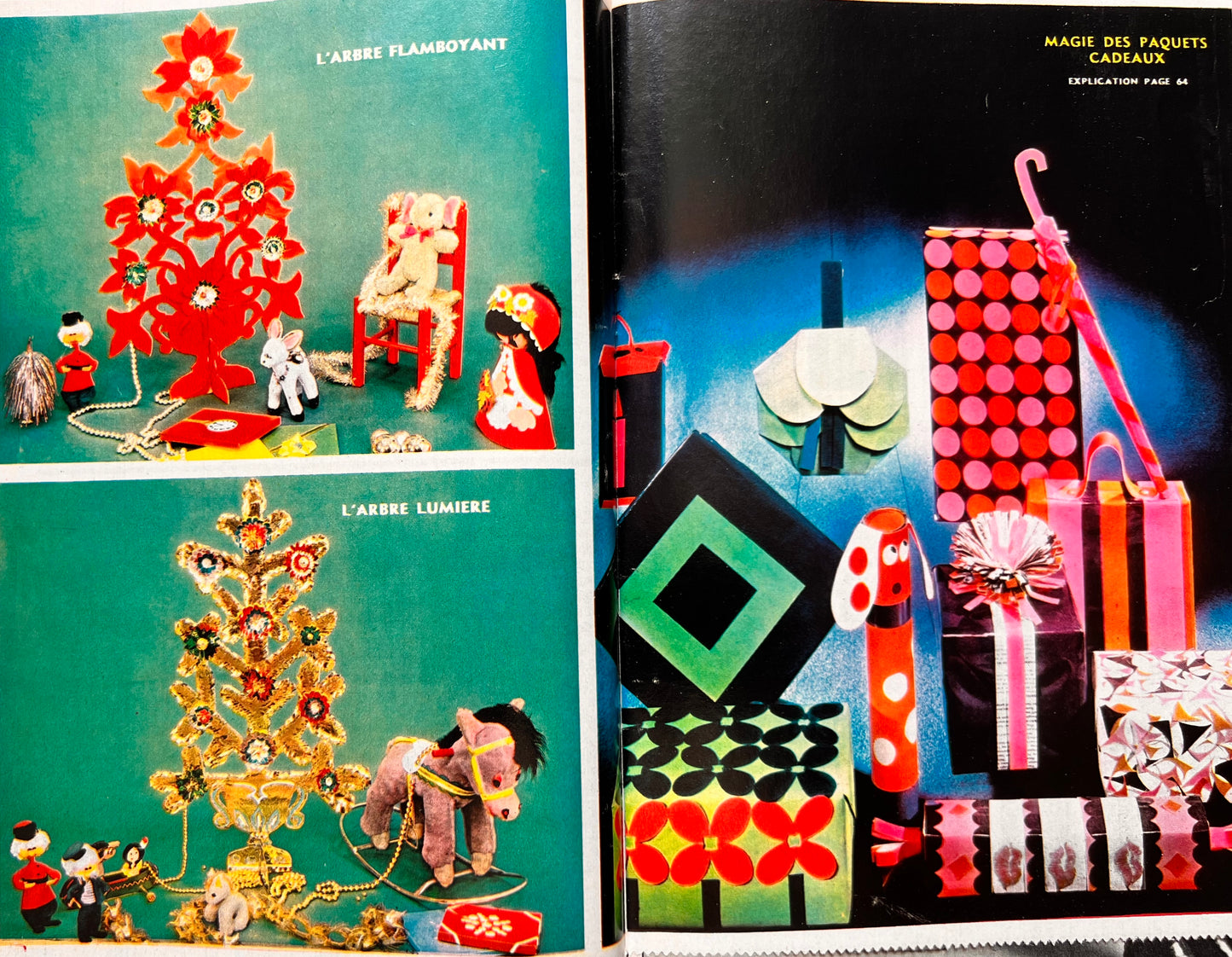 Christmas 1969 edition of French Modes de Paris incl. Christmas Decoration and Clothing Patterns