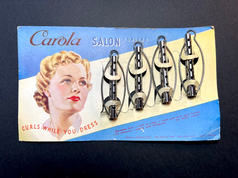 1930's Carola SALON CURLERS "Curl While You Dress"