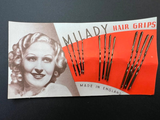 Make Like a Film Star with these 1930s MILADY HAIR GRIPS.. Made in England