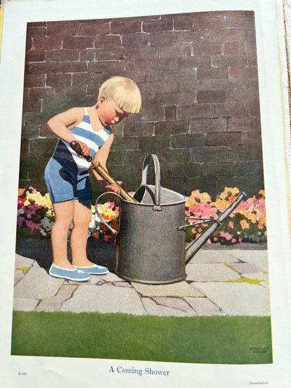 1936 BLACKIES "TODDLERS" Illustrated story book