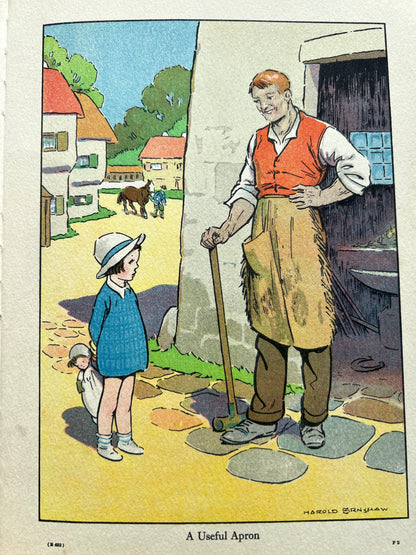 1936 BLACKIES "TODDLERS" Illustrated story book