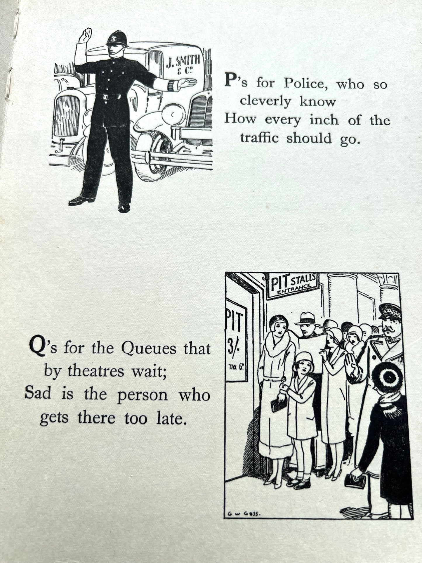 1936 BLACKIES "TODDLERS" Illustrated story book